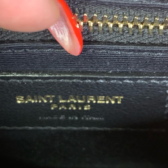 Yves Saint Laurent YSL Logo Vintage Camera Bag Crossbody Designer Luxury Red - Picture 5 of 13